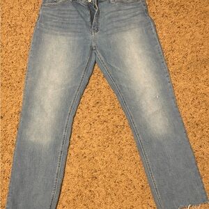 KanCan Men's Denim Blue Straight Jeans